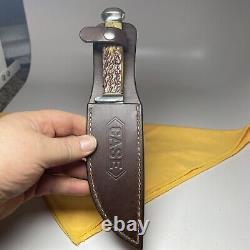 Case Tested 1920-1940 Hunting Knife Fixed blade? Roger Bone? Scroll Signature
