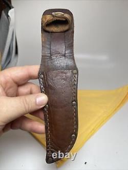 Case Tested XX 1920 Scarce USED Hunting Knife Sheath Only