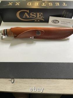 Case XX 00381 Leather Hunter 316-5 SS Fixed Blade -NEW with Leather Sheath & Box