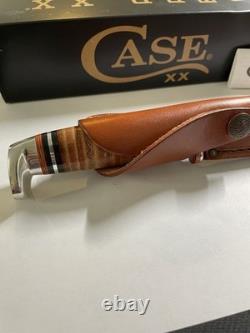 Case XX 00381 Leather Hunter 316-5 SS Fixed Blade -NEW with Leather Sheath & Box