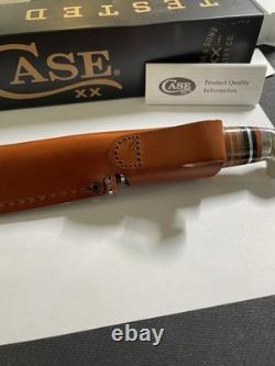 Case XX 00381 Leather Hunter 316-5 SS Fixed Blade -NEW with Leather Sheath & Box
