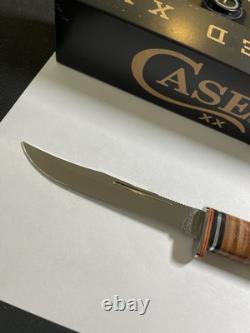 Case XX 00381 Leather Hunter 316-5 SS Fixed Blade -NEW with Leather Sheath & Box