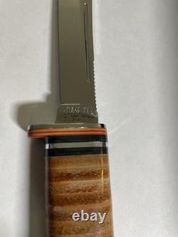 Case XX 00381 Leather Hunter 316-5 SS Fixed Blade -NEW with Leather Sheath & Box