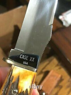 Case XX 1965-1980 Stag 523-6 Fixed Blade knife