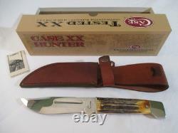 Case XX 1998 Fixed Blade Large Slab Side Stag Hunter 547-5 SS, Item 00369