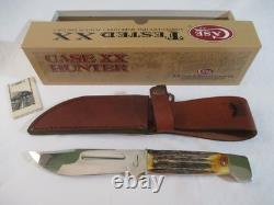 Case XX 1998 Fixed Blade Large Slab Side Stag Hunter 547-5 SS, Item 00369