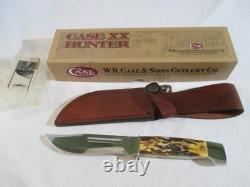 Case XX 1998 Large Stag Fixed Blade Side Hunter 547-5 SS with Sheath, Item 00369