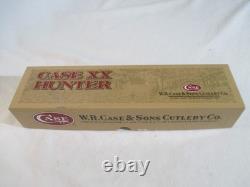 Case XX 1998 Large Stag Fixed Blade Side Hunter 547-5 SS with Sheath, Item 00369