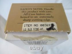 Case XX 1998 Large Stag Fixed Blade Side Hunter 547-5 SS with Sheath, Item 00369