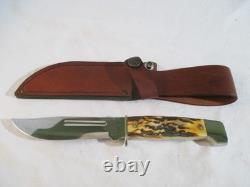 Case XX 1998 Large Stag Fixed Blade Side Hunter 547-5 SS with Sheath, Item 00369