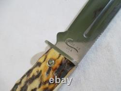 Case XX 1998 Large Stag Fixed Blade Side Hunter 547-5 SS with Sheath, Item 00369