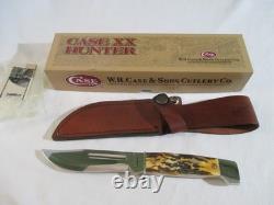 Case XX 1998 Large Stag Fixed Blade Side Hunter 547-5 SS with Sheath, Item 00369