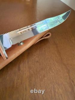Case XX 316-5 SSP Fixed Blade Knife Stainless Steel Leather Handle Sheath VTG