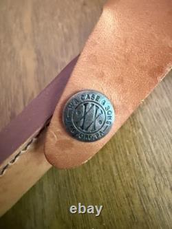 Case XX 316-5 SSP Fixed Blade Knife Stainless Steel Leather Handle Sheath VTG
