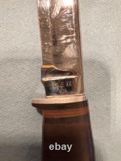 Case XX 325-6 1965-1969 Hunting Knife Stainless Steel Clip Point Leather Sheath