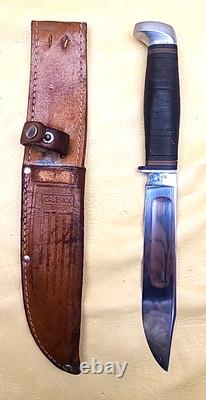 Case XX 325-6 Fixed Blade Knife With Sheath Collectors Quality Great Condition