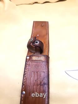 Case XX 325-6 Fixed Blade Knife With Sheath Collectors Quality Great Condition