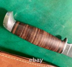 Case XX 325-6 Fixed Blade Knife With Sheath Collectors Quality Great Condition