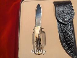 Case XX Deer Hunter Fixed Blade Knife with Collector Tin 524-3 1/4