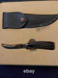 Case XX Genuine Buffalo Horn Pheasant Fixed Blade Bird Knife BH23- 31/4