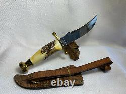 Case XX Kodiak Hunter Fixed Blade Knife With Sheath And Paperwork In Box