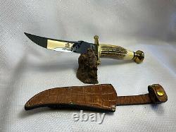 Case XX Kodiak Hunter Fixed Blade Knife With Sheath And Paperwork In Box