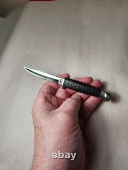 Case XX Small Fixed Blade Knife With Sheath M3 Finn Leather Preowned