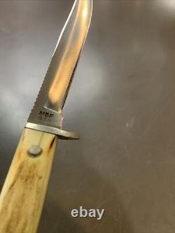 Case XX USA M5f Ssp Blue Scroll M5f Fixed Blade Hunting Knife