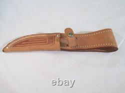 Case XX Vintage 1970's Razor Edge Fixed Blade Stag 5 Finn SSP with Sheath
