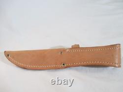 Case XX Vintage 1970's Razor Edge Fixed Blade Stag 5 Finn SSP with Sheath