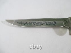 Case XX Vintage 1977 Blue Scroll Stag 5 Finn SSP Fixed Blade with Sheath