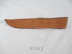 Case XX Vintage 1977 Blue Scroll Stag 5 Finn SSP Fixed Blade with Sheath