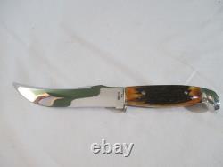 Case XX Vintage Stag Fixed Blade Knife with Sheath 523-6