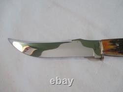 Case XX Vintage Stag Fixed Blade Knife with Sheath 523-6
