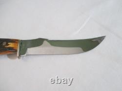 Case XX Vintage Stag Fixed Blade Knife with Sheath 523-6