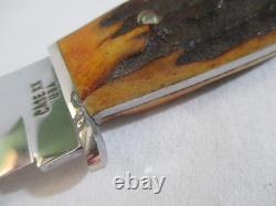 Case XX Vintage Stag Fixed Blade Knife with Sheath 523-6