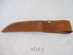 Case XX Vintage Stag Fixed Blade Knife with Sheath 523-6