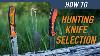 Choosing A Hunting Knife