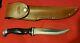 Classic #1769 Hunting Knife with Leather Sheath Used