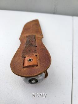 Classic German Nicker Hunter's Companion Knife With Sheath Solingen Germany