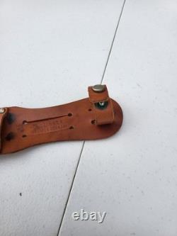 Classic German Nicker Hunter's Companion Knife With Sheath Solingen Germany