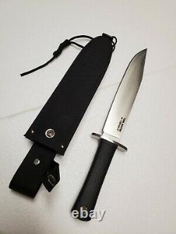 Cold Steel 16JSM Black San Mai III Trail Master Fixed Blade Knife + Sheath