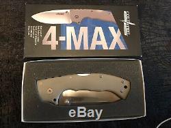 Cold Steel 4-Max 62RM Demko Folding Knife CPM-20CV Blade G10/Titanium Handle USA