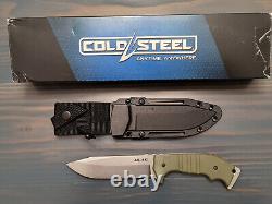 Cold Steel AK-47 Field Knife Fixed 5.5 Stonewash CPM-3V with modified handle