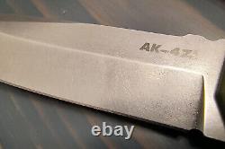 Cold Steel AK-47 Field Knife Fixed 5.5 Stonewash CPM-3V with modified handle