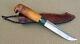 Colletible Vintage (1952) Finnish Hunting Puukko Knife (xv Olympic) J. Marttiini