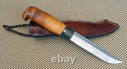 Colletible Vintage (1952) Finnish Hunting Puukko Knife (xv Olympic) J. Marttiini