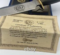 Colt Limited Edition 1993 Bowie Knife #7100 of 7500. Rare Find