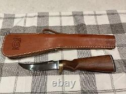 Corwin Knives Gunstock Hunting Knife & Leather Gun Case Sheath 9-1/4 Unused