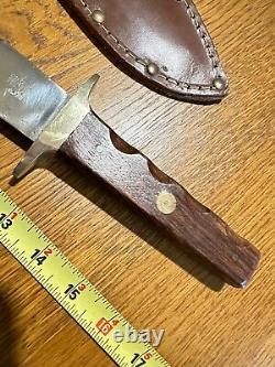 Cox Co Ltd Sheffield England Large Bowie Knife REMEMBER THE ALAMO THE LAST STAND